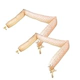 【日本製】 ≪ミニサイズ≫ ベッドガード 〈無地〉 2個セット (オーガニックコットン ダブルガーゼ 綿100%) No.1000-B