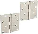 Stanley National Hardware V8031 4" Door Hinge in Satin Nickel [並行輸入品]