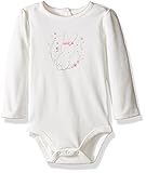 Gymboree Baby Girls' White Bunny Bodysuit Jet Ivory 6-12 [並行輸入品]