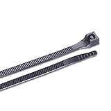 Gardner Bender 42-308UVB 45 lb Doublelock Nylon 6/6 Cable Tie (20/Bag), 8", 2", Black [並行輸入品]