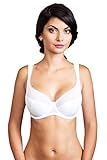 Rosme 女性用 ハーフパット入り ブラジャー、コレクション Aerodynamik、サイズ 70D