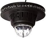 TORCHSTAR 8W Rotating Magic Ball Stage Light Lamp, RGB Multi-Color Changing LED Disco Light, 2-In-1 