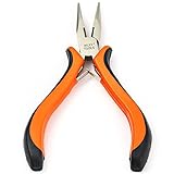 Ploarnovo 万能ラジオペンチ ミニプライヤー ステンレス製 スプリング付 溝付 PZ-125