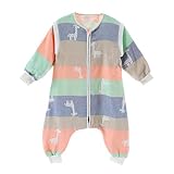 Xinvision ベビー服 子供服 新生児パジャマ 寝冷え防止 産祝い コットン 秋冬 通気性抜群