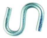 l.h. Dottie s1 s-hook、1インチ全体的な長、亜鉛メッキ、100枚パック