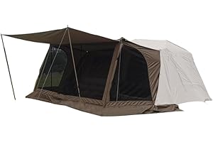 ネイチャーハイクVillage 13.0 交換対応専用拡張前室 大型ワンタッチ テント用前室 専用TPUドア 専用メッシュドア 目隠し スペース拡張 スカート付き 拡張テント (メッシュ前室)