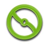 Toss N' Tug Durable Dog Frisbee Fetch and Tug-o-War Toy Tough Dog Toy by Bionic Green [並行輸入品]