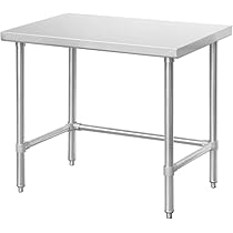 KIPROSTAR ステンレス作業台 3段600×600×800mm Amazon.co.jp: ステンレス 作業台 3段 業務用 調理台 厨房 600