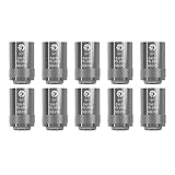 ジョイテック BF SS316 Coil 0.6ohm / 1.0ohm / 0.5ohm アトマイザーヘッド eGo Aio 電子タバコスターターキット交換用コイル Cubis Pro 対応アトマイザー 2箱10個入り (BF SS316 Coil-0.6Ω)