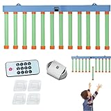 ドロップ スティック ゲーム - 落ちてくるスティックのおもちゃ、反射神経チャレンジ ゲーム、ドロップ ザ スティック ゲーム |子供充電式反応トレーニングおもちゃ、速度調整可能な落下スティックキャッチ楽しい家庭用ファミリーゲーム