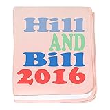 CafePress – 丘とBill 2016 – スーパーソフトベビー毛布、新生児おくるみ ピンク 07982697146832E