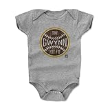 500レベルのTony Gwynn Infant & Baby Onesieロンパース – San Diego野球ファンギア野球の殿堂の公式ライセンス – Tony GwynnボールN