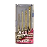 Bigman(ビッグマン) 六角軸 ドリルソーセット4本組DA-SET1