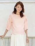 ANGELIEBE エンジェリーベ マタニティ 授乳口付き デシンタック パフスリーブ ブラウス 妊婦服 産前産後 フリー ペールピーチ 21966 21966100