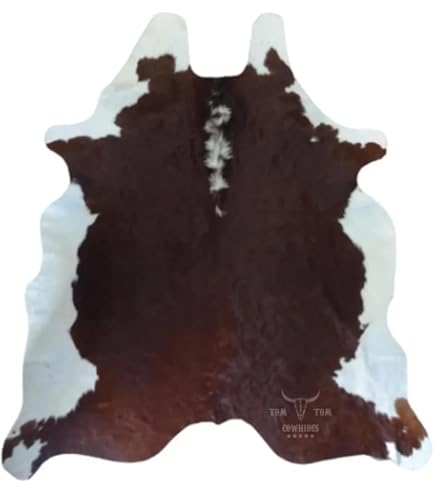 Amazon｜Tomtom Cowhides Brindle ダークカウハイドラグ 100%天然