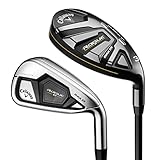 Callaway Golf Rogue ST Max OS ハイブリッドアイアンコンボセット(右手、スチールシャフト、スティフフレックス、3H、4H、5IR - PW、8クラブセット)