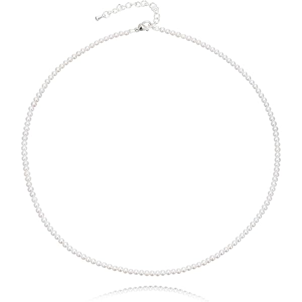 Amazon | (ワンスレッド) One thread 真珠 ネックレス 42cm ベビー