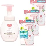 カウブランド 無添加泡の洗顔料 ポンプ付 本体 160mL＆詰替用 140mL +おまけ付き 本体１個＋詰め替え3個セット