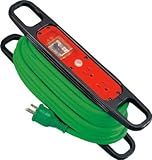 [1256874]日動　ハンドリール　１００Ｖ　３芯×１０ｍ　緑　アース過負荷漏電しゃ断器付 HREK102G
