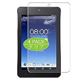 4枚 VacFun フィルム ， Asus MEMO PAD HD7 ASUSTek ME173X 7 インチ 向けの 保護フィルム 液晶保護 フィルム 保護フィルム（非 ガラスフィルム 強化ガラス ガラス ケース カバー ） 改善版