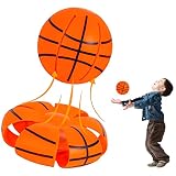 弾性ボール マジックボール 空飛ぶ円盤 変形ボール 小さな弾性ボール サッカー バスケットボール スポーツ 屋外 おもちゃ (バスケットボール)