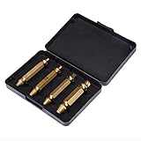 FKDLCD　なめたネジはずしビット ネジ 外し エキストラクター ボルト抜く ネジ なめた 壊れたネジ 工具 ネジ抜き専用工具 修理用工具 4セット