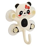 Cartoon Suckerフック – SODIAL ( R )新しいファッションかわいい漫画Sucker / Suckerフックローブフック浴室アクセサリーホワイトパンダ