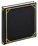 (11.75 x 11.75 inch - 30 x 30 cm, Black) - walther design MX-200-B Standart book bound album with ar