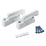 SODIAL(R)2ｘ置換セキュリティUPVC　窓ドアロックサッシュジャマー