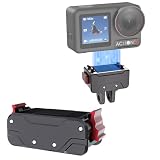 DJI Osmo Action 5Pro 4 3用 クイックリリースマウント 磁気アダプターマウント 1/4ネジ穴 三脚用 マグネット式 耐衝撃性 アクションカメラアクセサリー Osmo Action 3 Osmo Action 4 Osmo Action 5 Proに対応