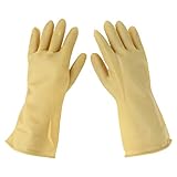 B Blesiya ニトリルゴム手袋　工業用手袋　耐油性　耐摩耗性　全4サイズ　全2色 - L, ベージュ