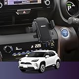 LUWU ヤリスクロス10系/15系専用スマホホルダー 360度回転・ワンタッチクリップ 携帯ホルダー スマホスタンド ヤリスクロス アクセサリーヤリスクロス 2024 カスタムパーツ