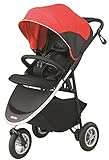 Aprica (アップリカ) 3輪ハイシートベビーカー Smooove(スムーヴ) ストライドレッドRD 【エアタイヤ搭載 + ブレスエアー搭載カンタン取り外しシート】 92726 ※3年保証登録可