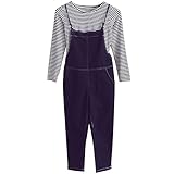 [RSWHYY] レディース サロペット オールインワン オーバーオール サスペンダー カジュアル 春秋 デニム ロングパンツ ジーンズ サルエル 無地 つなぎ服 ゆったり 着痩せ ネイビー M