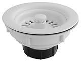 LDR 551 1450WT Kitchen Sink Plastic Basket Assembly, White [並行輸入品]