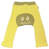 GOJO mibu2 パンツニコマークモンキーワッフル 80cm イエロー