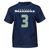 NFLシアトルシーホークスウィルソン少年4 – 7ラッセルMainliner Player Name & Number半袖Tシャツ、スモール/ ( 4 ) , Dark Navy