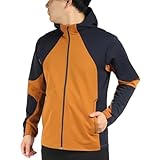 [ムーブスポーツ] ウィンドブレーカー デサント ジャケット ヒートナビ フード付 発熱 保温 4WAYストレッチ 軽量 トレーニング メンズ グレー S