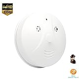 Spy Hidden Camera HD 1080P Smoke Detector,Audio Video Recording ,Mini Motion Detection DVR , Remote 