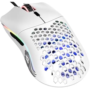Glorious グロリアス モデルo ゲーミング マウス ホワイト RGB 6個プログラムボタン USB 有線 軽量マウス 国内正規品 (67g)