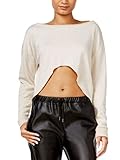 chelsea sky Long-Sleeve Crop Top Natural M [並行輸入品]