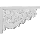 Ekena Millwork SB11X07AS-R 11 3/8-Inch W by 7 5/8-Inch H by 5/8-Inch D Large Ashford Stair Bracket, 