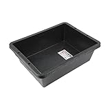 【お徳用 3 セット】 赤長 DIYトロ舟 ブラック 40L×3セット