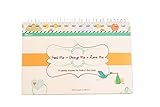 Feed Me! Change Me! Love Me! A Weekly Tracker for Baby's First Year (Blue/Orange) by Apluum