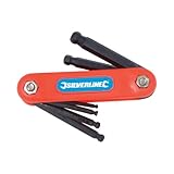Silverline Hk13 Hex Key Ball End Metric Tool 2.5-10mm, 7-piece Set