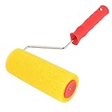 uxcell ペイントローラー プラスチック メタル スポンジ ウォールデコレーション スポンジローラー