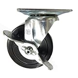 コーナンオリジナル キャスター･ゴム 75mm自在ストッパー付N