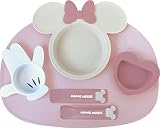 錦化成 ベビー食器 ミニーマウス アイコンランチプレート (P×BE)NR