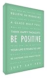 Feel Good Art Gallery Wrapped A1 Box Canvas with Solid Front Panel (24 x 36-Inch, Soft Green) by Fee