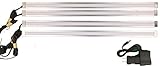 Culver LED下キャビネット照明12 V 12ワット19.68 " 4パックライトバーセットウォームホワイト( 50 cm = 19.68 " 30 LED 's )キッチンキャビネット照明デラ